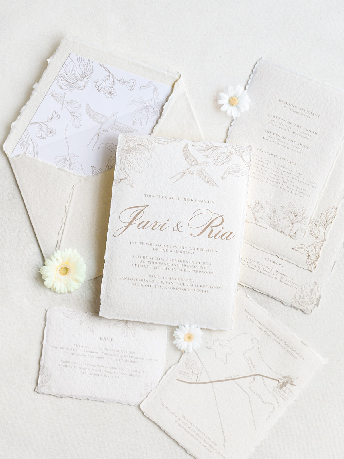 Javi & Ria ✨
Design @spadexlily
Papers & print @haathpaper
#brideandbreakfast #brideandbreakfastph #weddingph #invitationph #thewed
