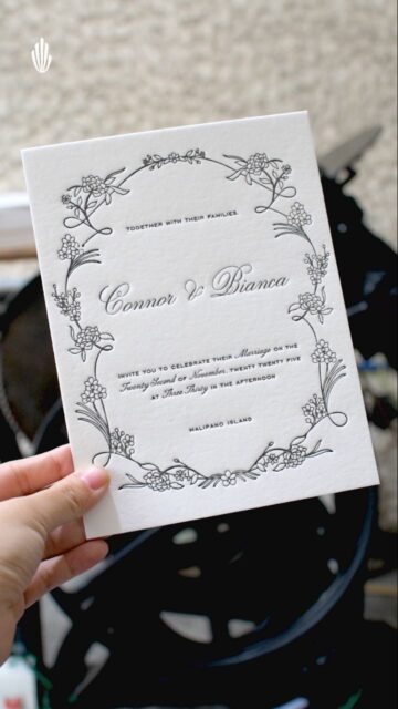 We love stories like this. ✨ After seeing the letterpress notecards we made for her family, Bianca wanted her invitations letterpressed too as tangible keepsakes for her loved ones.. It’s such an amazing feeling to know our little pieces can inspire and leave a lasting impression. 🥰

Design c/o client

#letterpressph #brideandbreakfast #invitationph #letterpress #brideandbreakfastph #weddingph