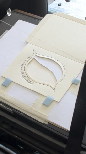 A little look at the making of our Letterpress Bridal Proposal Cards. 🤍

In a world where so much of how we communicate happens digitally, I loved the idea of making this something tangible—printed photograph, a blank card to write on, and the tactile beauty of letterpress.

The design went through several refinements, followed by die-cutting and letterpress runs, with each stage bringing us closer to the finished piece.

A lot of thought goes into each of those steps before everything comes together — creating a piece that makes the ask feel a little more special. 🤍

Interested? Send us a message.

#letterpresslove #letterpressph #brideandbreakfastph #invitationph #brideandbreakfast